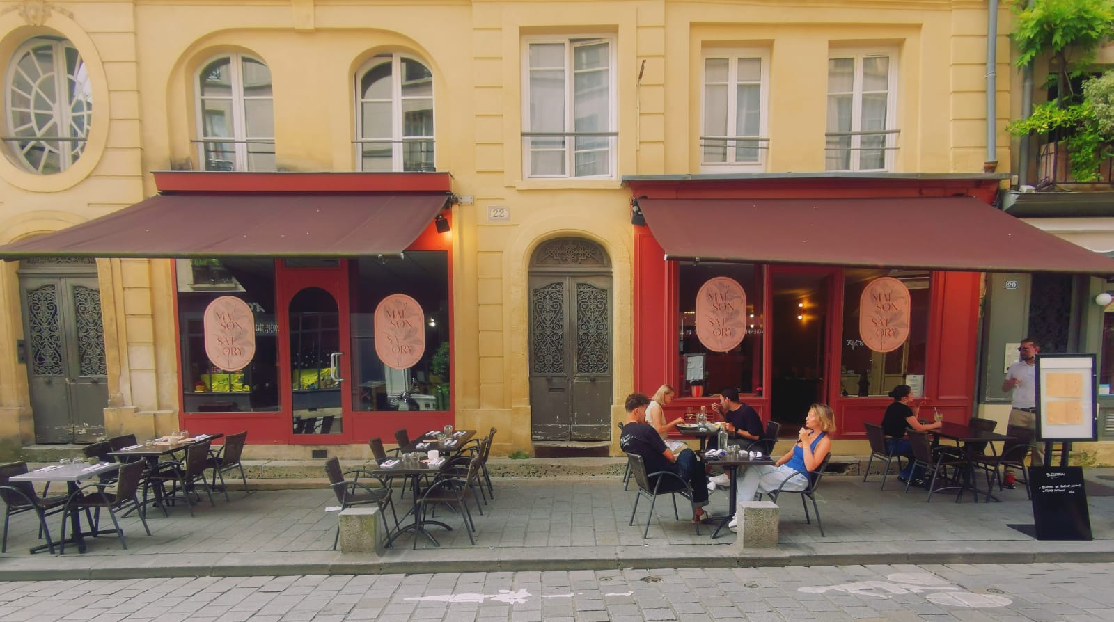 Vue panoramique de la terrasse